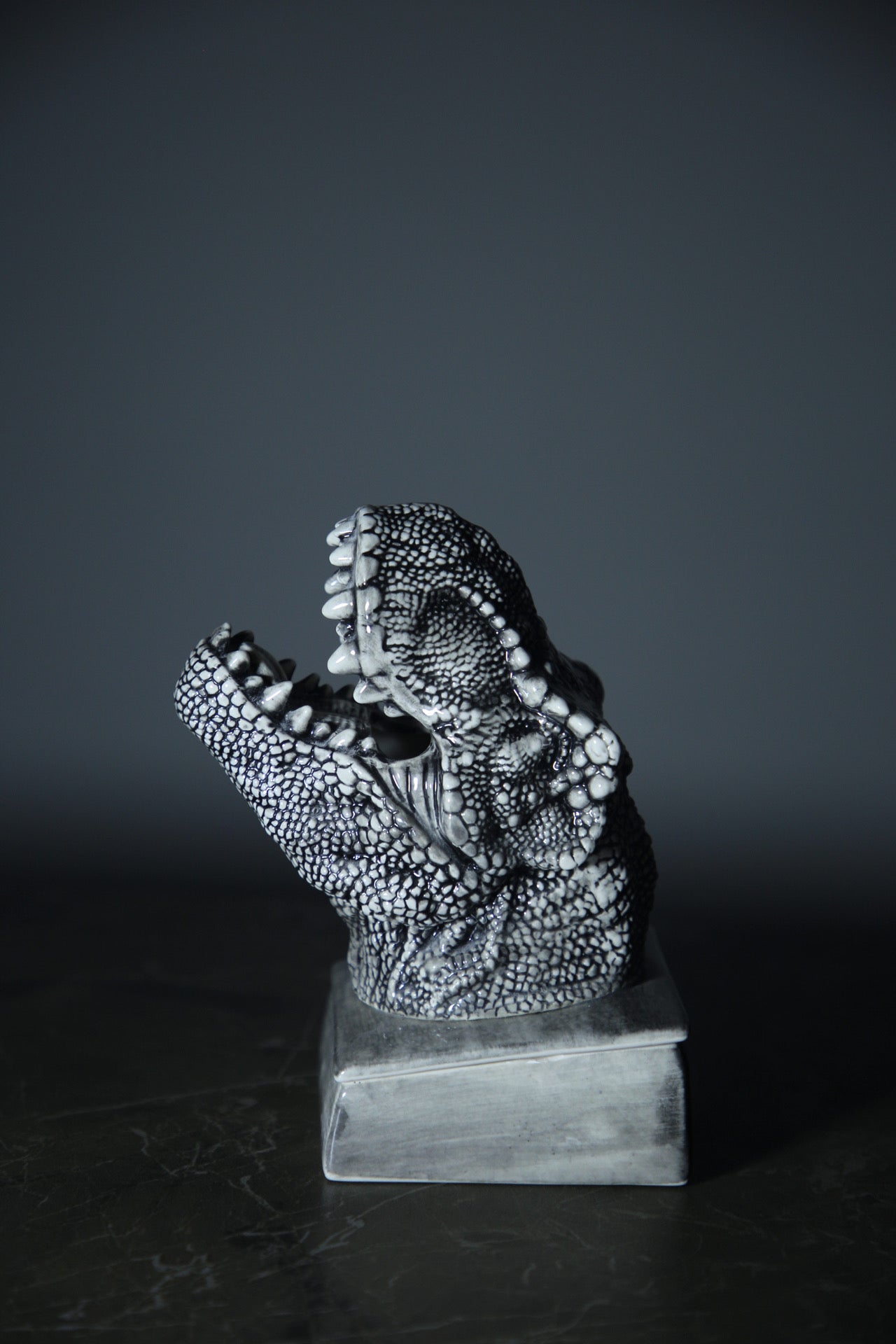 Jurassic Tyrannosaurus Rex ceramic incense burner